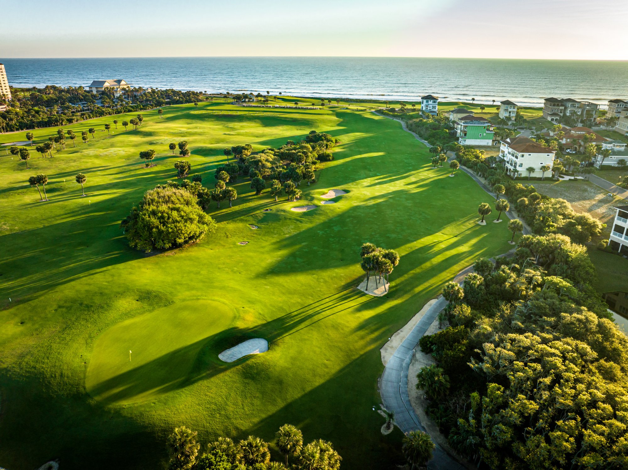 Golf Course Overlooking the Sea